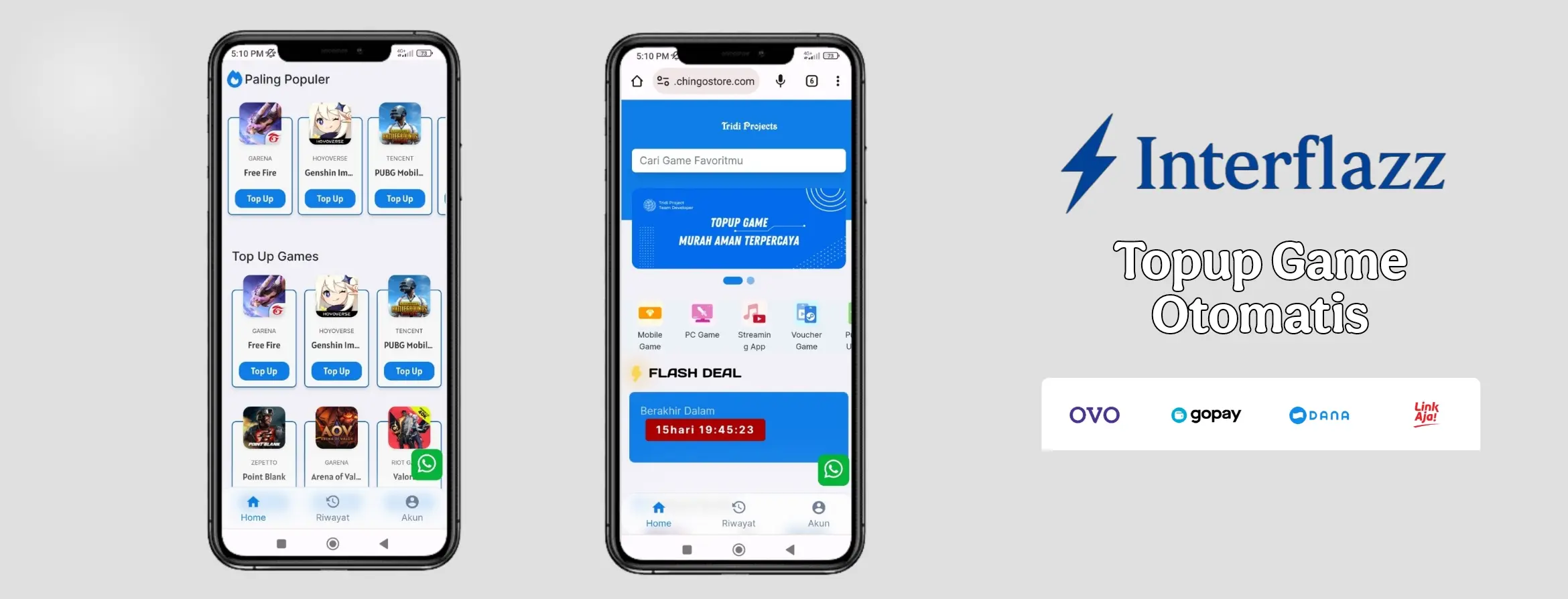 Source Code Website Top Up Game Otomatis Terbaru