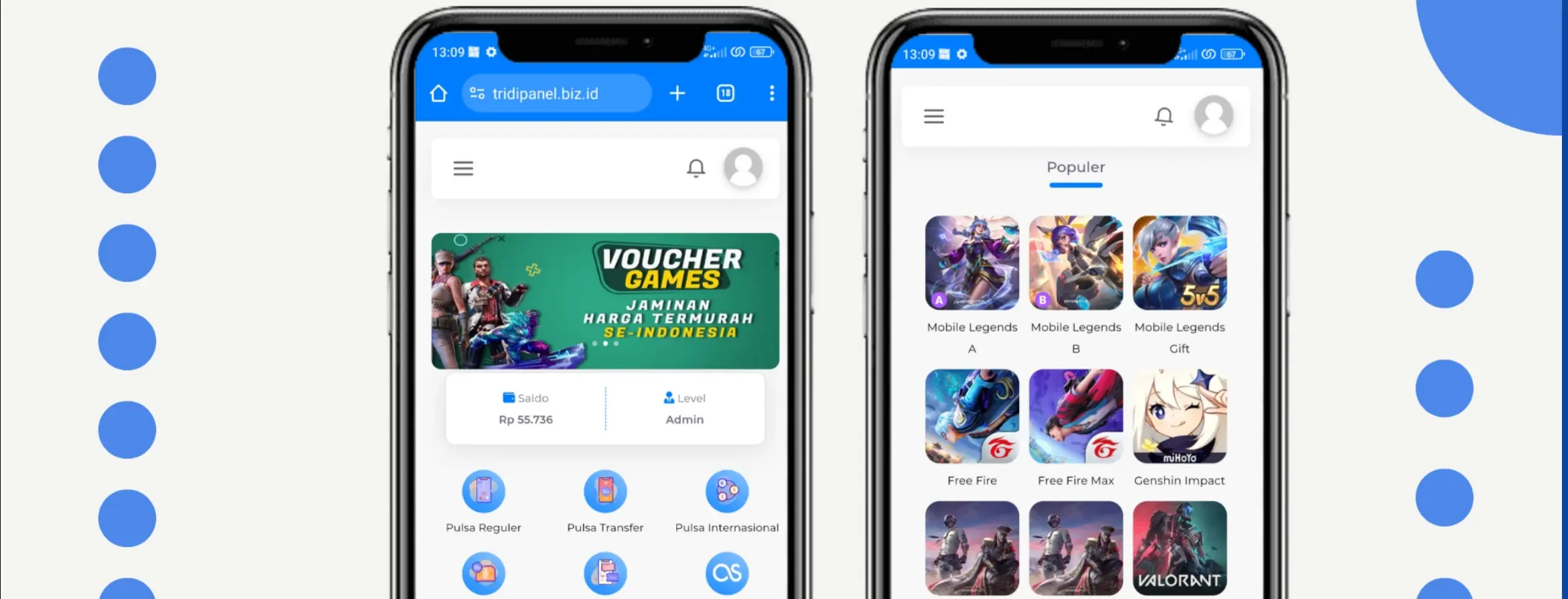 Source Code Website Topup Games, PPOB Dan SMM Panel Otomatis